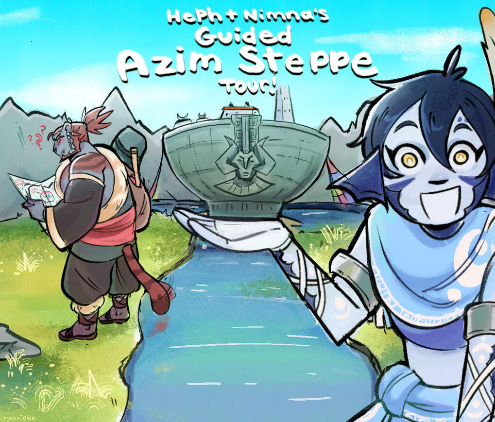 The lore &amp; art featured here is a collaborative effort between @rookiebe and @mogfisting. Click the icons below to see more of our work!